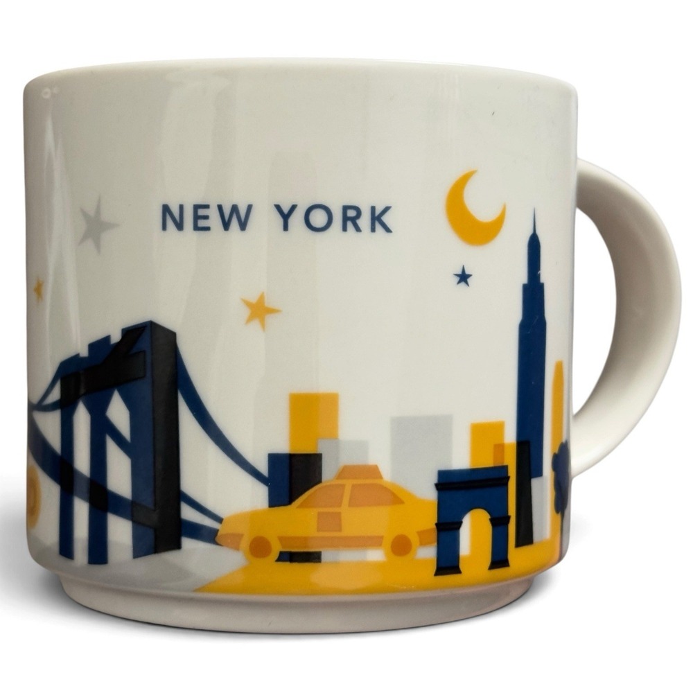 Starbucks New York NY Skyline Statue Of Liberty You Are Here Coffee Mug Cup 2017